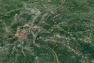 Former Railways Interurban and Street Cars of Southwestern Ohio